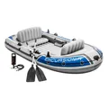 Produktbild: Intex Boot Excursion 4 Schlauchboot Angelboot Ruderboot Sportboot mit Paddle