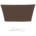 Produktbild: Relaxdays Sonnensegel, Braun, Textil, Metall, 400x300 cm, Sonnen- & Sichtschutz, Sonnensegel