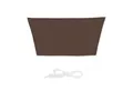 Produktbild: relaxdays Sonnensegel Trapez Sonnensegel braun, 3 x 4 x 2 x 2 m
