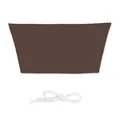Produktbild: braun Sonnensegel Trapez wasserabweisend UV-beständig Spannseile Terrasse Ba...