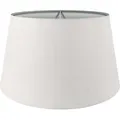 Produktbild: Wogati Premium Lampenschirm E14/E27 Baumwolle verschiedene Größen & Farben Farbe: Ecru / Größe: XL Stehlampe + Hängelampe für Tischlampe, XL = ØU: 30cm | ØO: 23cm | H: 18cm