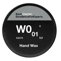 Produktbild: Koch Chemie Hand Wax W0.01 Carnauba Wachs Applikator Mikrofasertuch Set 175ml