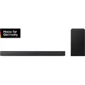 Produktbild: Samsung B-Serie Soundbar HW-B460GF 2.1-Kanal Subwoofer (2025), 2.1 Kanäle, DTS Virtual:X, Dolby Audio, Adaptiv, Spiel, Standard, Surround Sound Er... - Schwarz