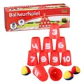 Produktbild: Idena Ballwurfspiel 10 Becher und 3 Bällen - 40416