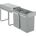 Produktbild: GROHE Blue Mülltrennsystem 30 cm - 15 l / 15 l, kompatibel mit Grohe Blue Home, Grohe Red M und L, 40855000 - Grau