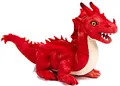 Produktbild: Uni-Toys - Drache rot - 40 cm (Länge) - Plüsch-Fabeltier - Plüschtier, Kuscheltier