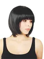 Produktbild: Prettyland Damen Schwarz Kurz-Haar Bob mia wallace kleopatra Glatte Kurze Retro Perücke black short Wig C577
