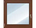Produktbild: ARON Basic Holzfenster Kiefer lackiert S30 kastanie 1000x1000 mm DIN Links