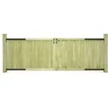 Produktbild: vidaXL Gartentore 2 Stk 300 x 100 cm Imprägniertes Kiefernholz 45339