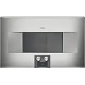 Produktbild: Gaggenau BM485110, Serie 400, Mikrowellen-Backofen, 76 x 45 cm, Türanschlag: Links, Edelstahl-hinterlegte Vollglastür