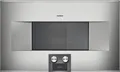Produktbild: Gaggenau BM485110 - Serie 400 Mikrowellen-Backofen, 5 Jahre Garantie, Türanschlag: links, Edelstahl-hinterlegte Vollglastür, 76 x 45 cm