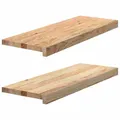 Produktbild: Treppenstufen Holzstufen Treppenauflage 70x25x2 Cm Massivholz Eiche