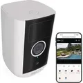 Produktbild: EMOS GoSmart universale 5MP Überwachungskamera mit WiFi und App, Indoor/Outdoor 2K, kabellos, kompatibel mit Alexa, Google Assistant, H4063