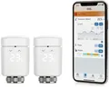 Produktbild: Eve Thermo, 2er Set, Smartes Heizkörperthermostat mit LED-Display, Apple HomeKit