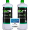 Produktbild: BiOHY Bodenreiniger (2x1l Flasche) | Konzentrat für alle Reinigungsgeräte und alle Hartböden | Angenehmer Geruch und streifenfreie Reinigung