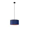 Produktbild: Smartwares Pendelleuchte IDE-60058, Blauer Samt, 40 cm Ø, E27-Fassung