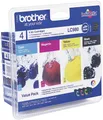 Produktbild: Brother Druckerpatrone LC-980 Original Kombi-Pack Schwarz, Cyan, Magenta, Gelb LC980VALBP