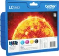 Produktbild: Original Brother LC-980 Multipack Schwarz / Cyan / Magenta / Gelb