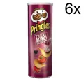Produktbild: 6x Pringles Texas BBQ Barbecue Patatine Grill 160g Kartoffel chips