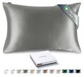 Produktbild: Kissenbezug aus 100% Bio-Seide 50x70 cm - 22 Momme Maulbeerseide Güteklasse 6...