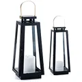 Produktbild: Marrakesch 2er Set Gartenlaterne Laterne 40cm und 29cm | Laternen für Draußen Eirik groß modern als Gartendeko