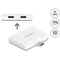 Produktbild: Delock USB Type-C Adapter zu USB-C Daten 10 Gbps und Video 4K 60 Hz USB Type-C