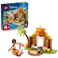 Produktbild: LEGO ǀ Disney Vaiana Vaianas Hütte und Boot - Lernspielzeug mit 2 Mini Puppen und Pua Tierfigur - Geburtstagsgeschenk für Mädchen und Fans ab 4...