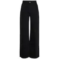 Produktbild: pieces Weite Jeans Selma (1-tlg) Plain/ohne Details schwarz 25
