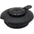 Produktbild: NaschLager Kannendeckel für Thermokanne, kompatibel mit WMF Bueno Pro Kaffeemaschine 3200000443 - Ersatzteil Kannenverschluss mit Gießklappe, Durchbrüh-Design, Referenz FS-1000050435, schwarz