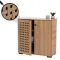 Produktbild: B-Ware Kommode MCW-N87, Sideboard, 3D-Flecht-Design Soft-Close, 82x80x37cm braun
