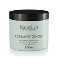 Produktbild: Jean & Len Hair Mask Rosemary & Ginger, für stark strapaziertes, trockenes & glanzloses Haar, intensive Feuchtigkeitspflege, ohne Parabene & Silikone, 200 ml