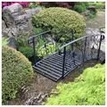 Produktbild: HTI living Gartenbrücke Metallbrücke Zierbrücke Teichbrücke