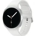 Produktbild: Samsung Galaxy Watch 8 LTE 40 mm Smartwatch Silver (130-180 mm) Kautschuk