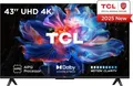 Produktbild: 43V6C, LED-Fernseher 108 cm (43 Zoll), schwarz, UltraHD/4K, Triple Tuner, AiPQ-Prozessor