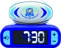 Produktbild: Lexibook, Rugby, Wecker mit Nachtlicht, Sounds und Melodien, hintergrundbeleuchtetes LCD-Display, Leuchtend, Schlummerfunktion, Blau, RL800RG