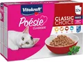 Produktbild: Vitakraft Poésie Classique, Nassfutter Katze, Katzennassfutter in Sauce, mit Huhn, mit Truthahn, mit Rind, mit Lachs, ohne Zusatz von Zucker und Getreide (1 Paket mit 12x 85g)