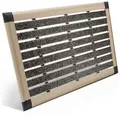 Produktbild: BoMoe Alu-Fussmatte, Champagner, Metall, 60x40 cm, Teppiche & Böden, Fuß & Stufenmatten, Fußmatten und Schmutzfangmatten