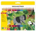 Produktbild: Eberhard Faber 511425 - Buntstifte Set Colori, 24 Jumbo Buntstifte in ergonomischer Dreikant Form