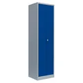 Produktbild: LÜLLMANN Spind enzianblau, lichtgrau 510401, 1 Schließfach 50,0 x 50,0 x 180,0 cm