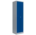 Produktbild: Steelboxx Spind Spind Kleiderschrank Schwarz-Weiss-Trennung 180x50cm blau (1-St) Komplett verschweißt und montiert