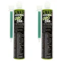 Produktbild: Petec 2x Karo-Zinn Karosserieausgleichsmasse Coaxialkartusche 265ml