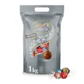 Produktbild: Lindt Lindor Silber Mischung, 1 kg Beutel, ca. 80 Lindt Schokoladen Kugeln