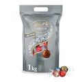 Produktbild: Lindt Lindor Silber Mischung Kugeln Milch 70Prozent SaltedCaramel DoubleChoc 1kg