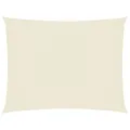 Produktbild: vidaXL Sonnensegel Rechteckig 4x6m Creme Sonnenschutz Sonnendach Beschattung