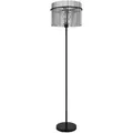 Produktbild: Globo Stehleuchte Gorley, Schwarz, Glas, 152 cm, Fußschalter, Lampen & Leuchten, Innenbeleuchtung, Stehlampen, Stehlampen