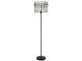 Produktbild: GLOBO STEHLEUCHTE - SCHWARZ MATT - METALL - RAUCHGLAS - 1-FLAMMIG - H 152 CM