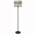 Produktbild: GLOBO LIGHTING Stehlampe, Leuchtmittel nicht inklusive, Stehlampe Standleuchte Glas Esszimmerlampe Schwarz H 152 cm