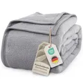 Produktbild: LAYNENBURG Premium Baumwolldecke 150x200 cm - Oeko-TEX 100 - Baumwollmix Kuscheldecke - Decke als Wohndecke, Sofa-Decke & Couchdecke - Wolldecke kuschelig-warm aus Baumwolle (grau)