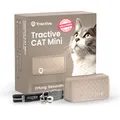 Produktbild: Tractive CAT Mini GPS Tracker für Katzen | Marktführer | Live-Ortung | Positionsverlauf | Gesundheitswarnungen | Aktivitätstracking | Halsband inkludiert | Abo Erforderlich (Braun)