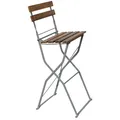 Produktbild: Biergartenstuhl Gartenstuhl Klappstuhl Stahl Barhocker Hochstuhl 42x48x107cm